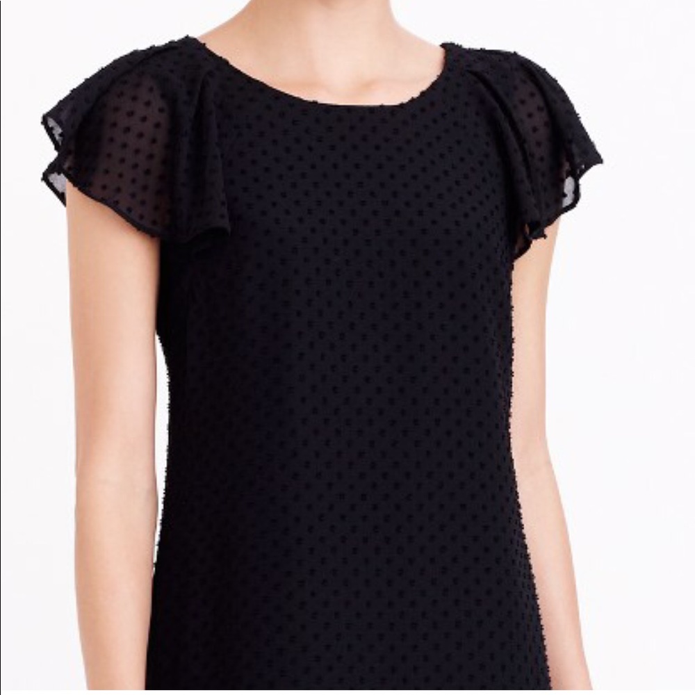 Jcrew Black Swiss dot dress - Picture 2 of 8
